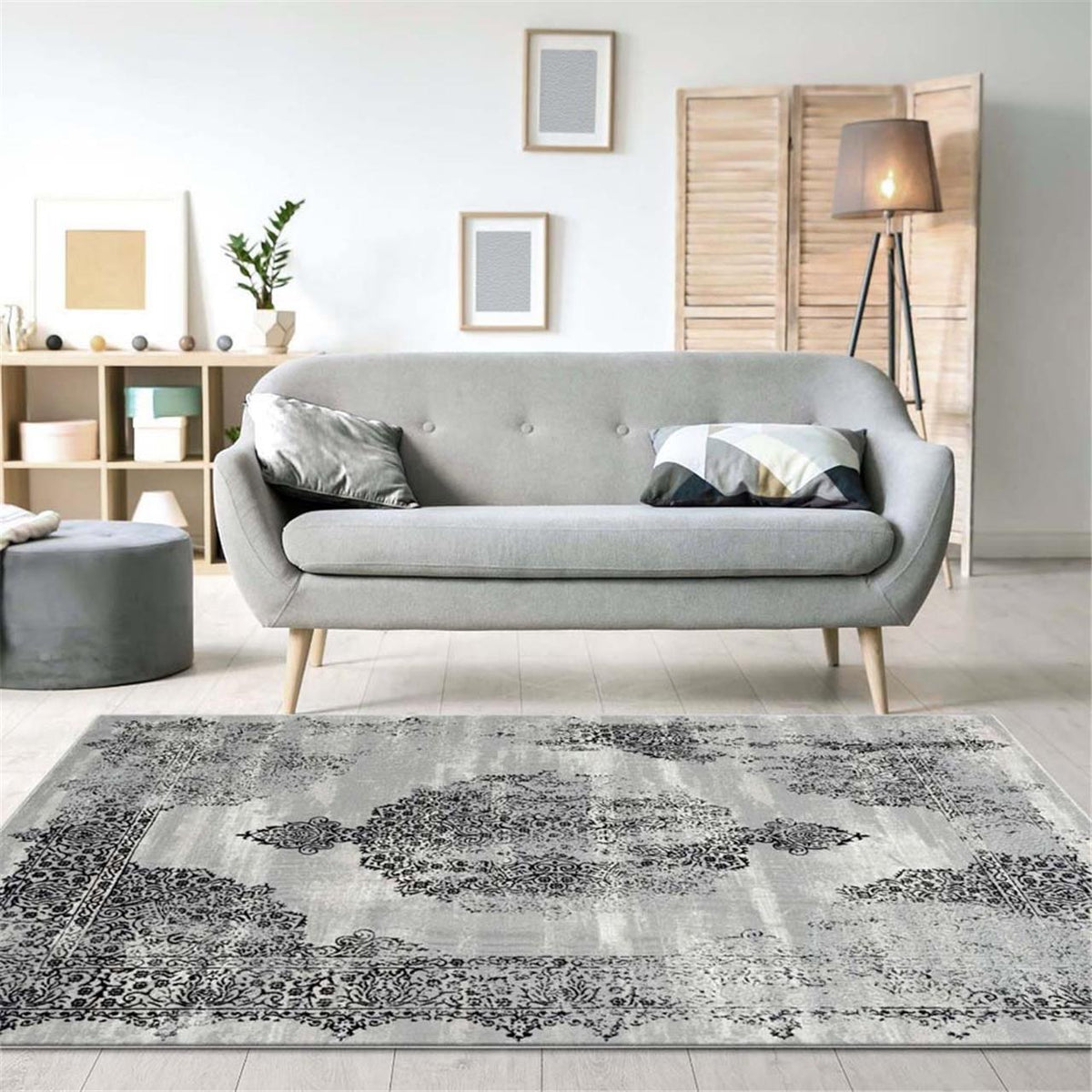 Passion Amour Black Rug — SydneyRugsOnline