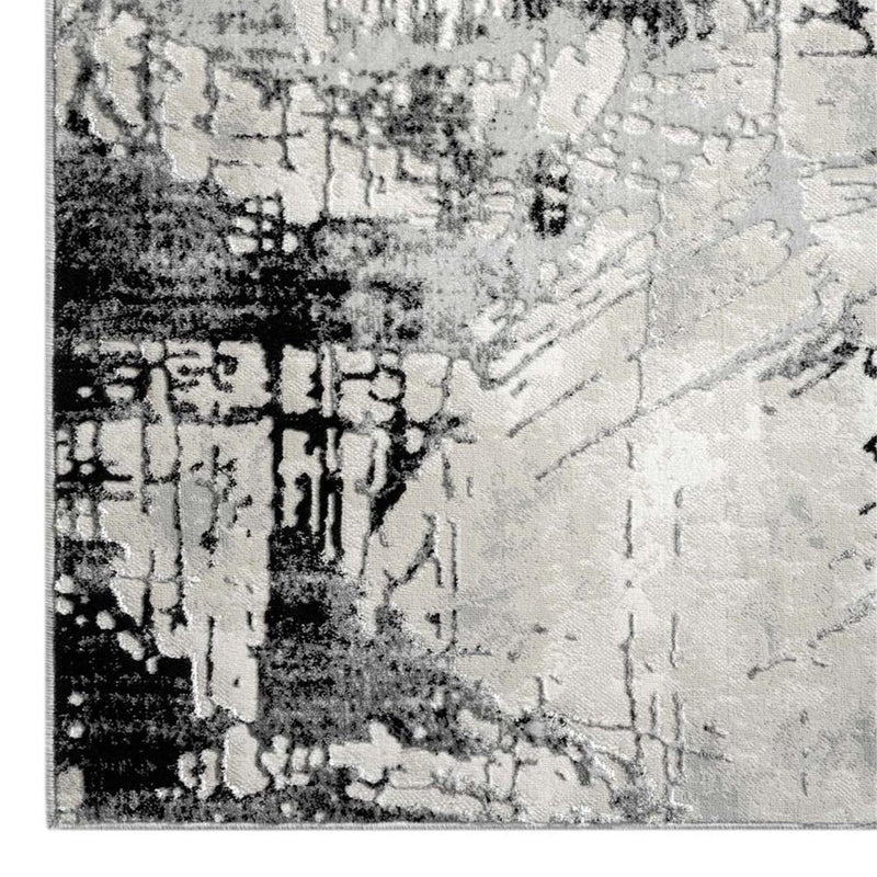 Passion Energy Black Runner Rug