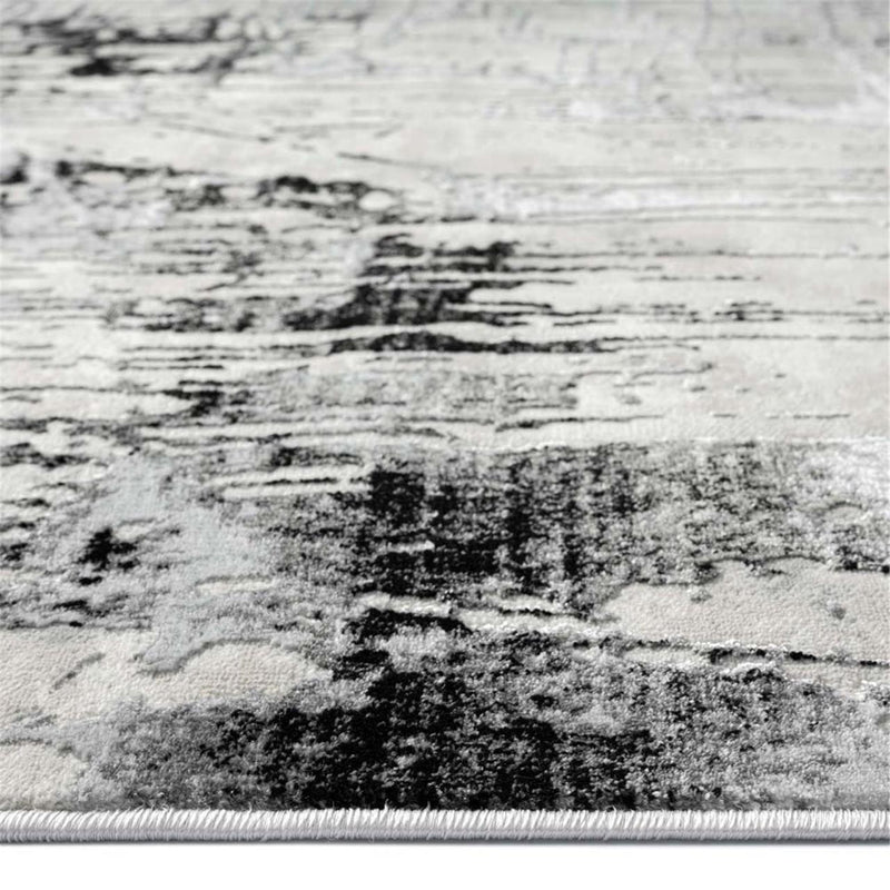 Passion Energy Black Runner Rug