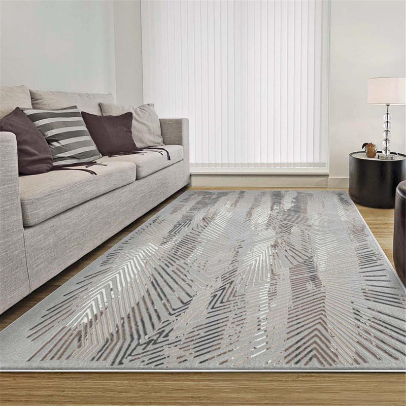 Passion Deliberate Beige Grey Rug