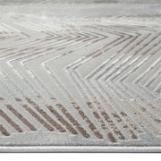 Passion Deliberate Beige Grey Rug