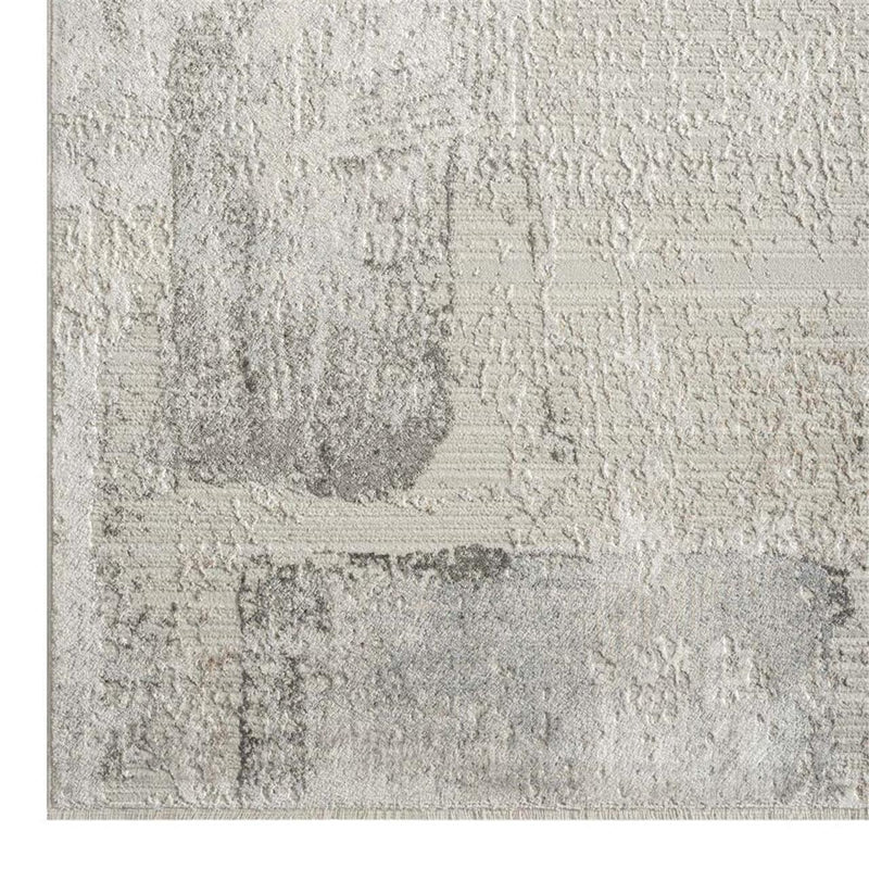 Aria Hymn Beige Grey Runner Rug