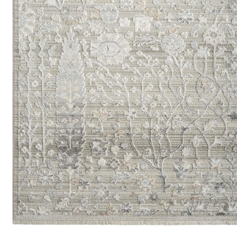 Aria Psalm Grey Runner Rug
