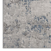 Achromatic Forest Grey Blue Rug
