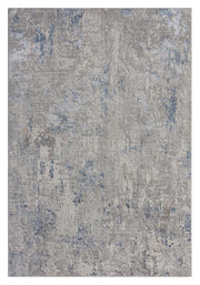 Achromatic Forest Grey Blue Rug