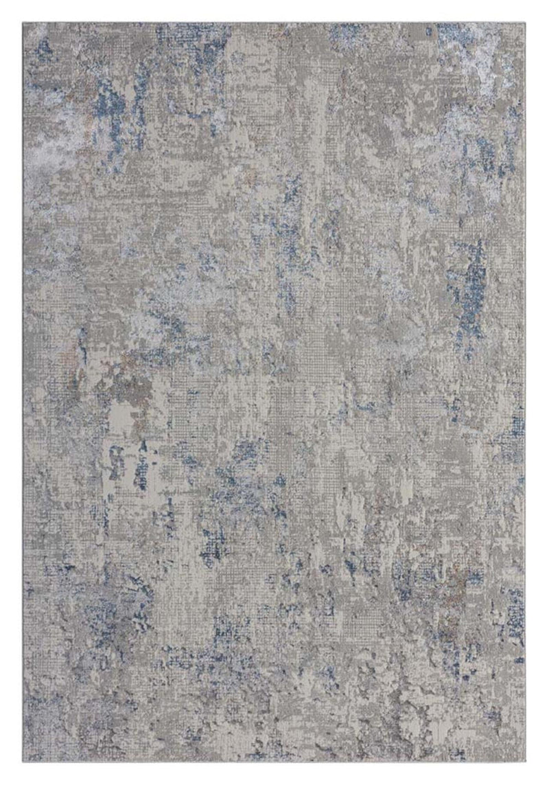 Achromatic Forest Grey Blue Rug
