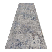 Achromatic Forest Grey Blue Rug