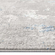 Achromatic Forest Grey Blue Rug