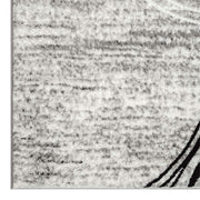 Beantown Saturn light Grey Runner Rug