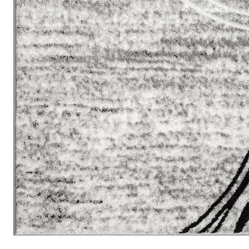 Beantown Saturn light Grey Runner Rug