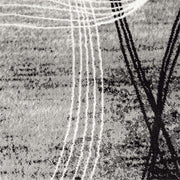 Beantown Saturn light Grey Runner Rug