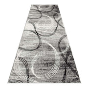 Beantown Saturn light Grey Runner Rug