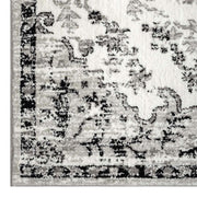 Phantasy Fallacy Light Grey Runner Rug