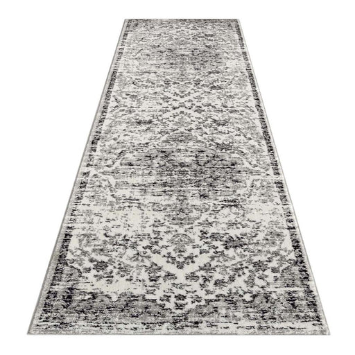Phantasy Fallacy Light Grey Runner Rug