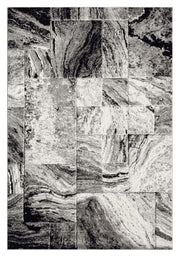 Phantasy Mirage Grey Black Rug