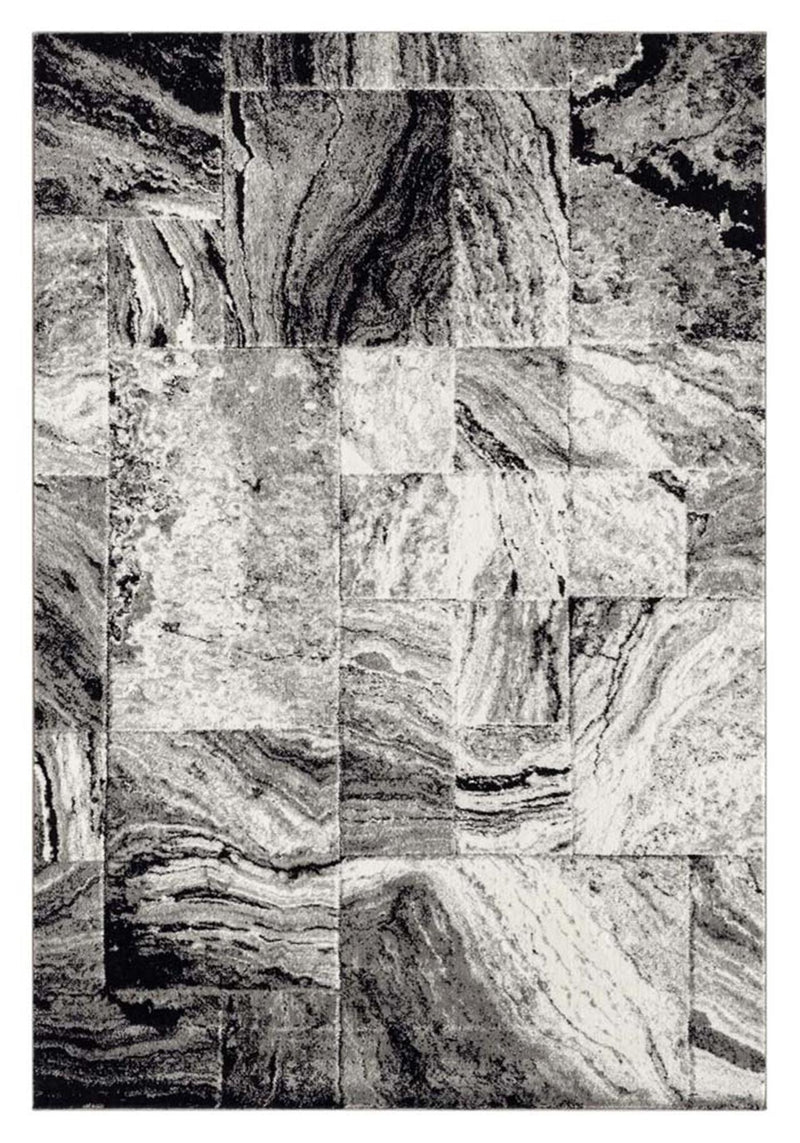 Phantasy Mirage Grey Black Rug