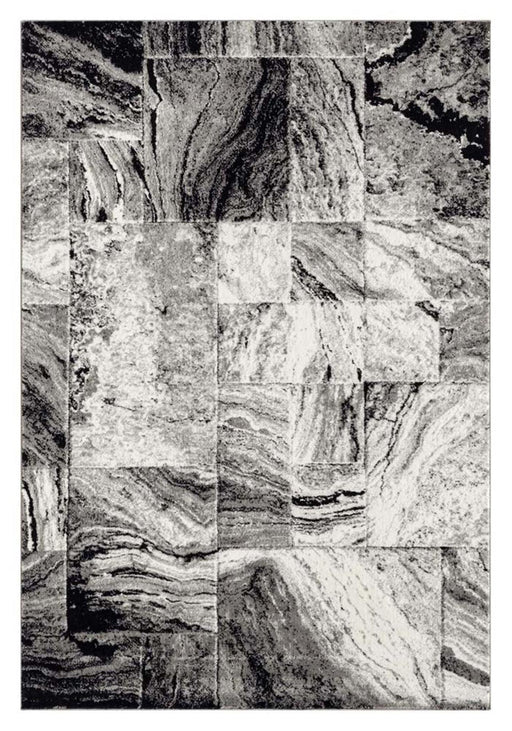Phantasy Mirage Grey Black Rug