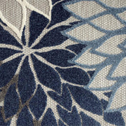 Monaco Forest Grey Blue Runner Rug