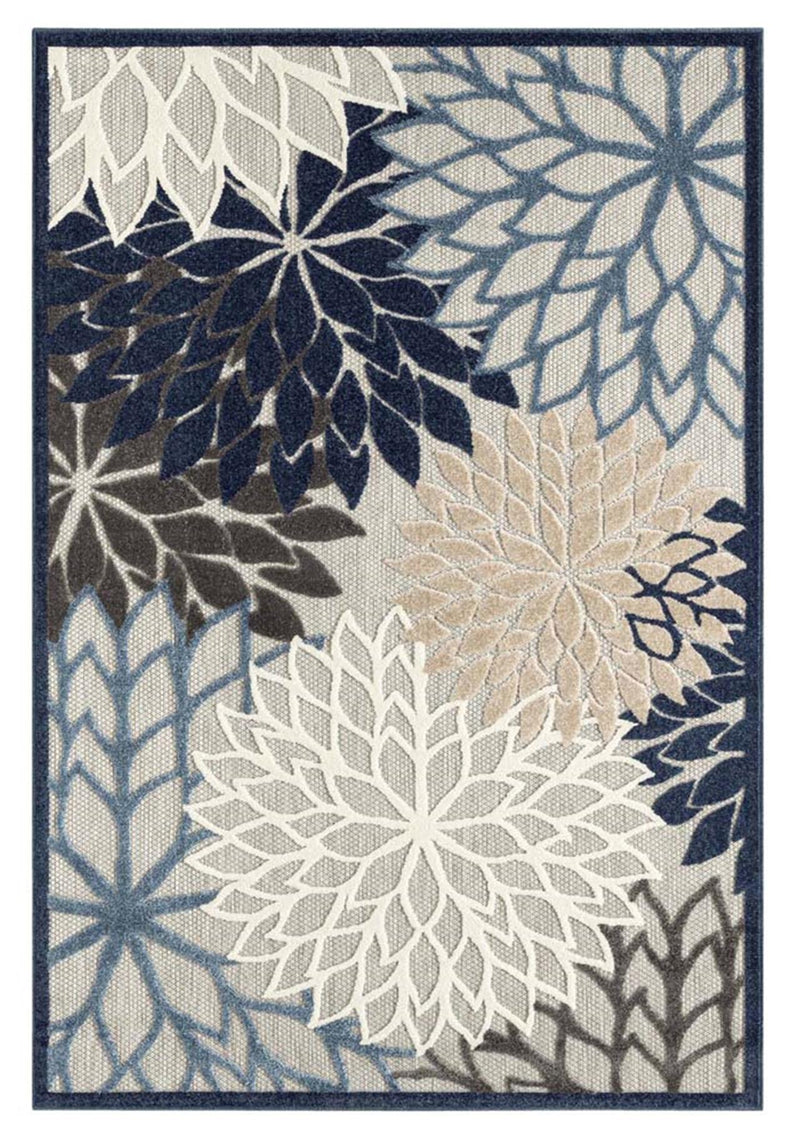 Monaco Forest Grey Blue Rug