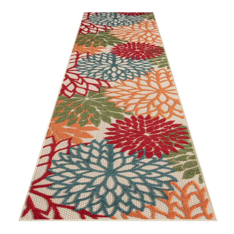 Monaco Forest Red Runner Rug