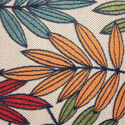 Monaco Leave Multi Round Rug