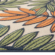 Monaco Leave Multi Runner Rug