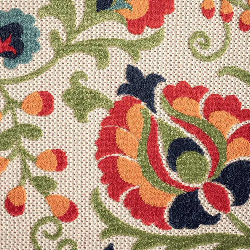 Monaco Flower Multi Runner Rug