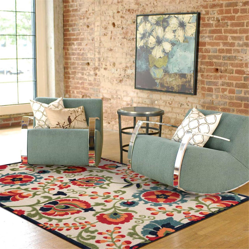 Monaco Flower Multi Rug