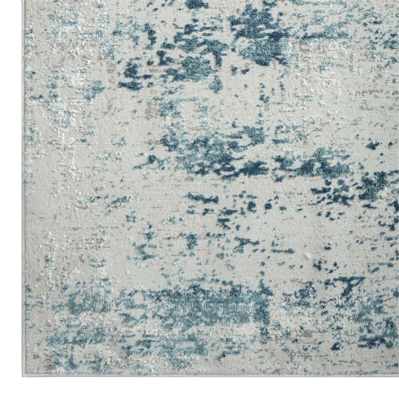 Portise Forest Grey Blue Rug