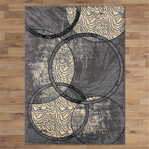Medori Radiation Grey Runner Rug