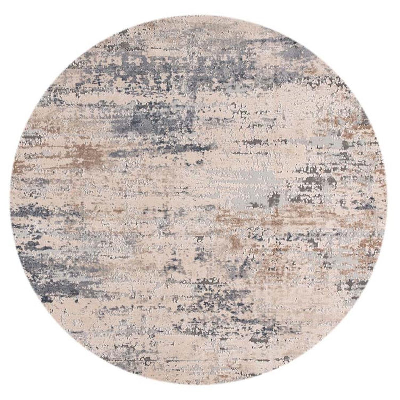 Sina Cluster Grey Round Rug