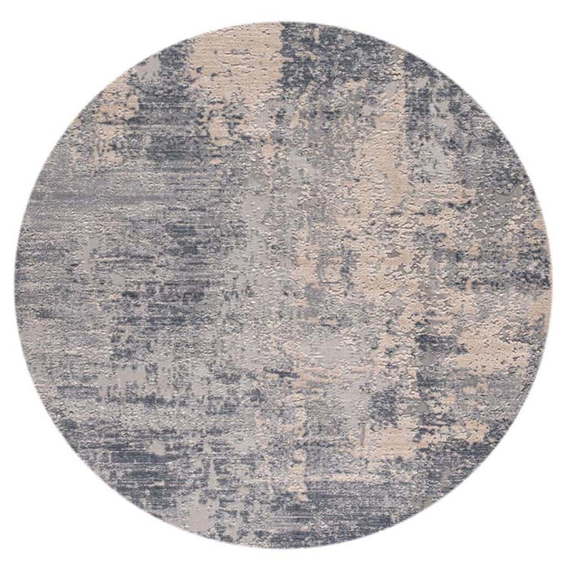 Sina Saturn Smoke Round Rug