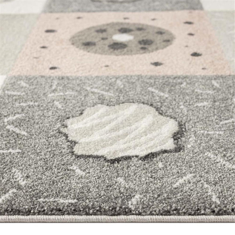 SmartKids Patch Grey Rug