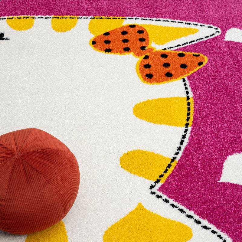 KidsVillage Cat Pink Rug