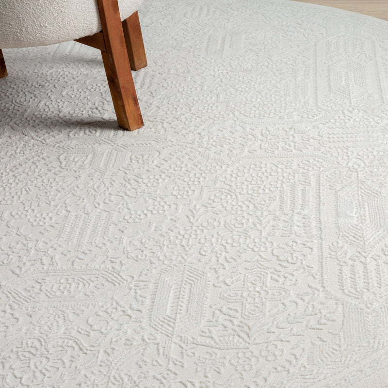 Fancy Rgs Legend Fancy Ivory Round Rug — SydneyRugsOnline