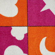 KidsVillage Moon Pink Orange Rug