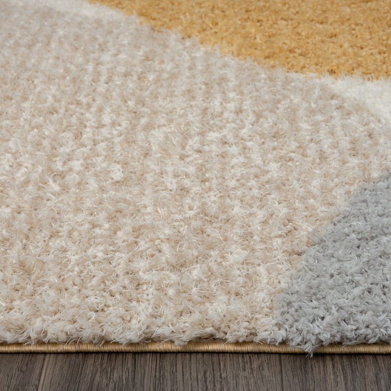 Deluxe Gold Shaggy Rug