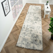 Deluxe Ash Shaggy Runner Rug