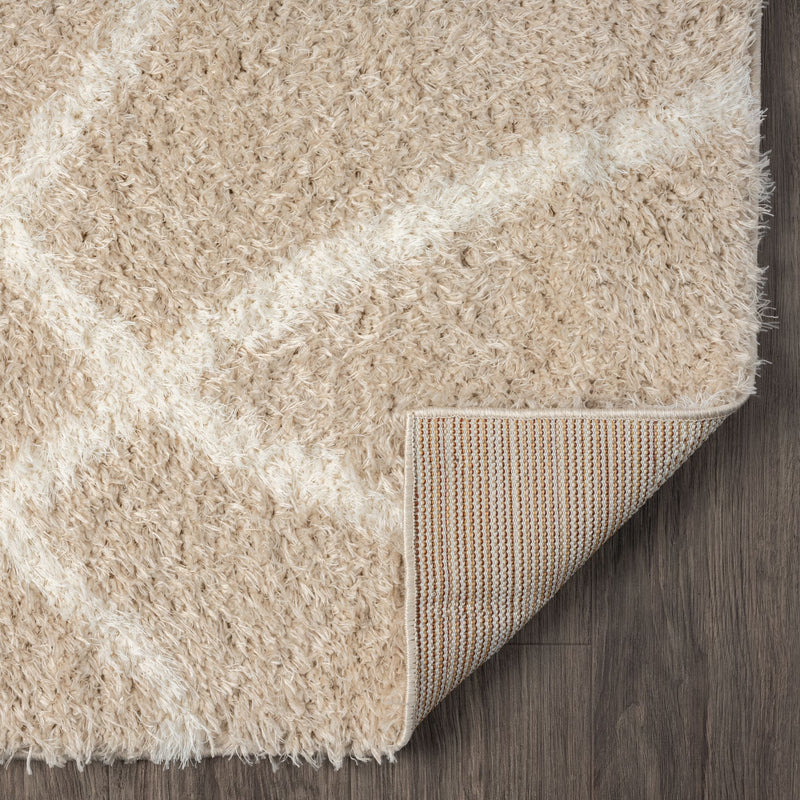 Deluxe Fawn Shaggy Rug