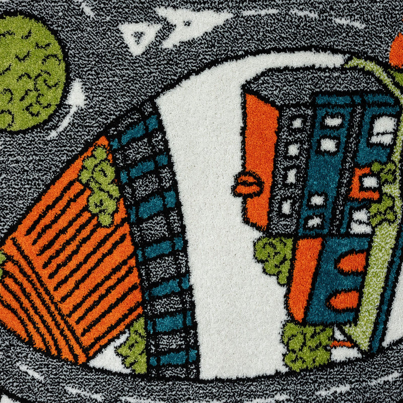 KidsVillage Road Cream Rug