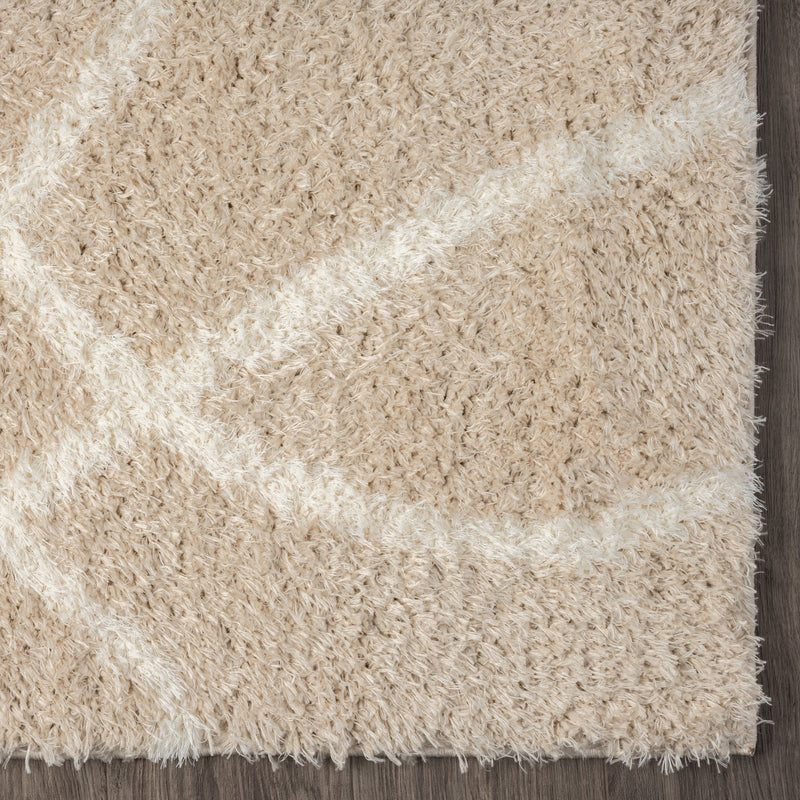 Deluxe Fawn Shaggy Rug