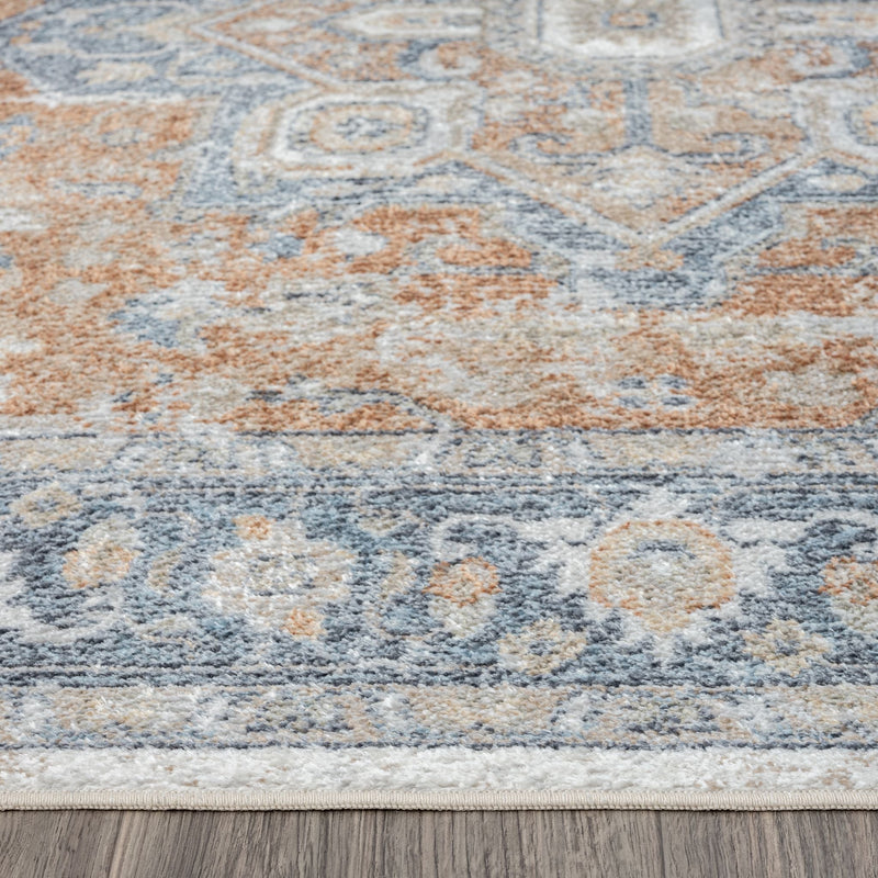 Easy Moderate Aqua Rug