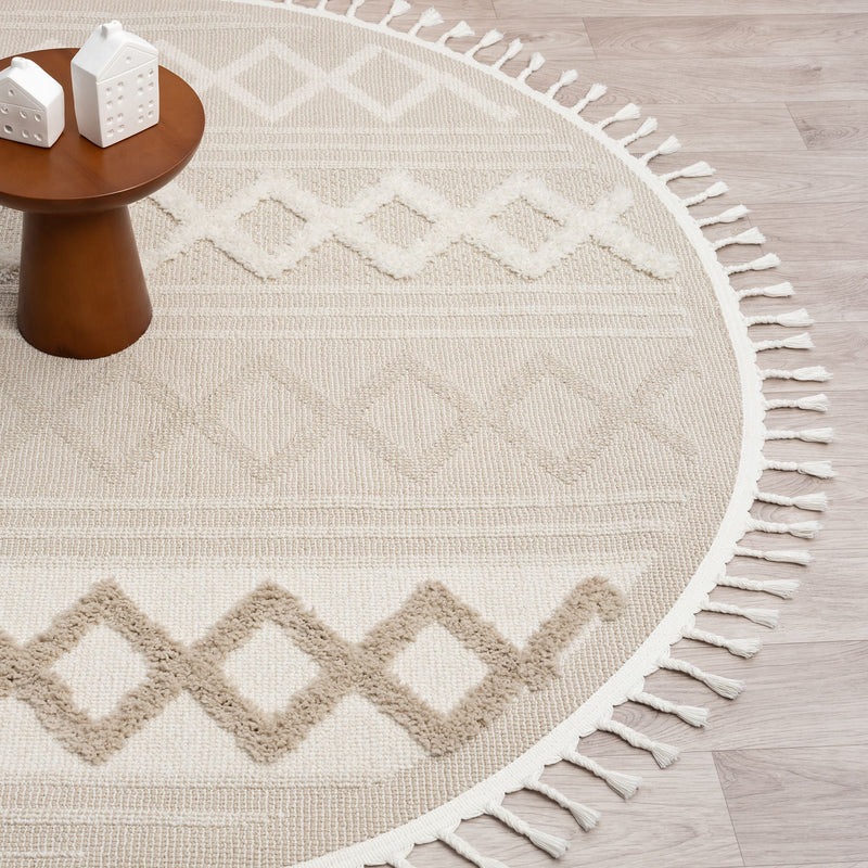 Cottage Fawn Round Rug