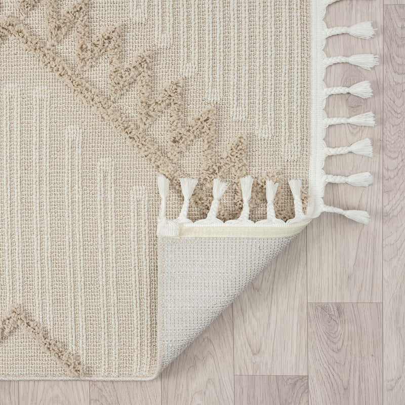 Cottage Taupe Runner Rug