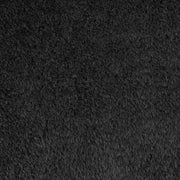 Pilose Black Rug Runner Rug