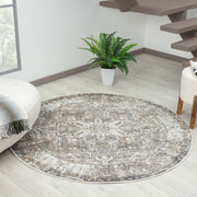 Easy Naive Earth Round Rug