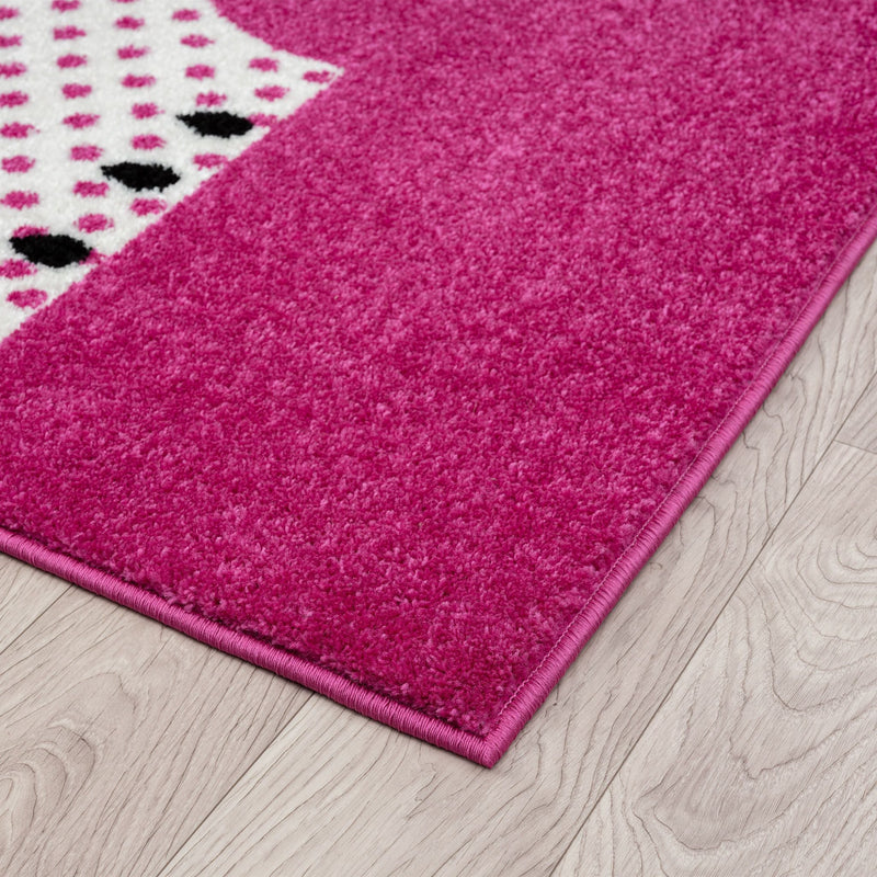 KidsVillage Elephent Pink Rug
