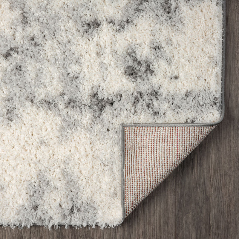 Deluxe Ash Shaggy Runner Rug
