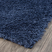 Pilose Navy Rug Runner Rug