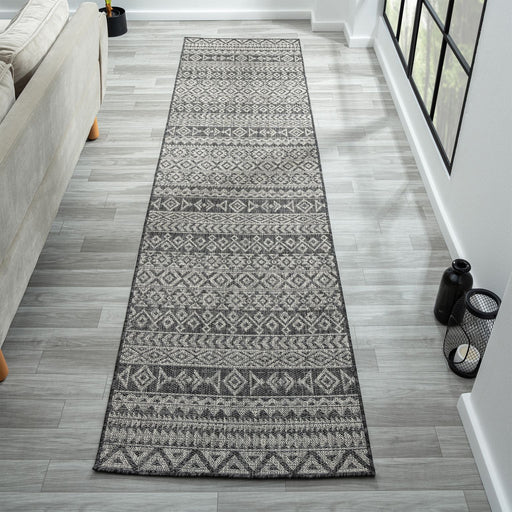 Outward Charcoal Runner Rug